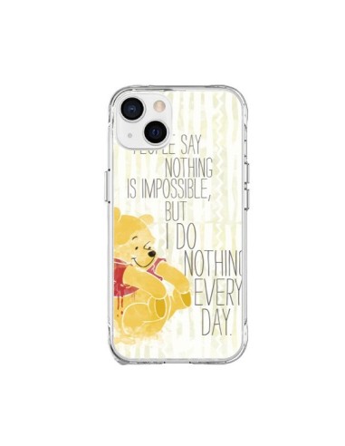 Coque iPhone 15 Plus Winnie I do nothing every day - Sara Eshak