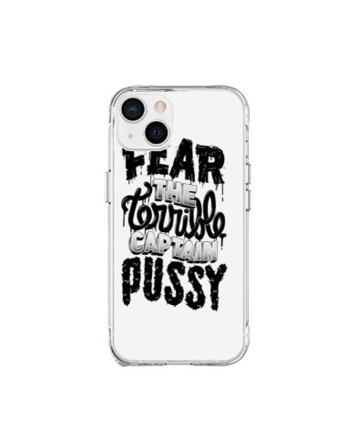 Cover iPhone 15 Plus Fear the terrible captain pussy - Senor Octopus