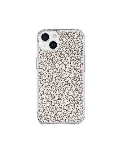 Coque iPhone 15 Plus A lot of cats chat - Santiago Taberna