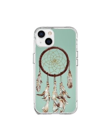 Coque iPhone 15 Plus Attrape-rêves vert - Tipsy Eyes