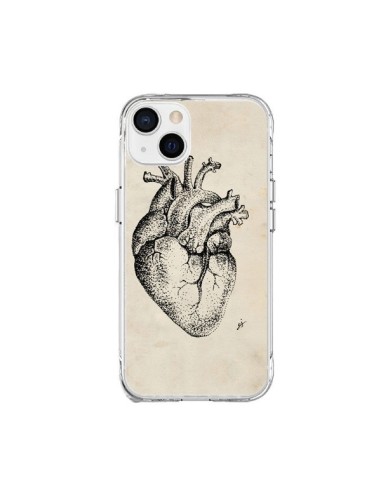 Coque iPhone 15 Plus Coeur Vintage - Tipsy Eyes