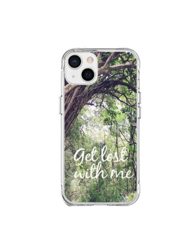 Coque iPhone 15 Plus Get lost with him Paysage Foret Palmiers - Tara Yarte