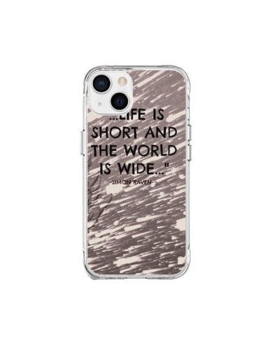 Coque iPhone 15 Plus Life is short Foret - Tara Yarte