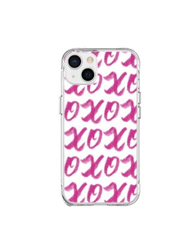 Coque iPhone 15 Plus XoXo Rose Transparente - Yohan B.