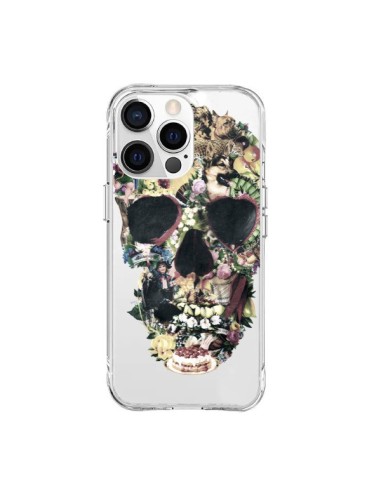 Coque iPhone 15 Pro Max Skull Vintage Tête de Mort Transparente - Ali Gulec