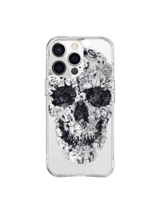 Cover iPhone 15 Pro Max Teschio Doodle Trasparente - Ali...