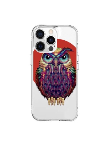 Coque iPhone 15 Pro Max Chouette Hibou Owl Transparente - Ali Gulec