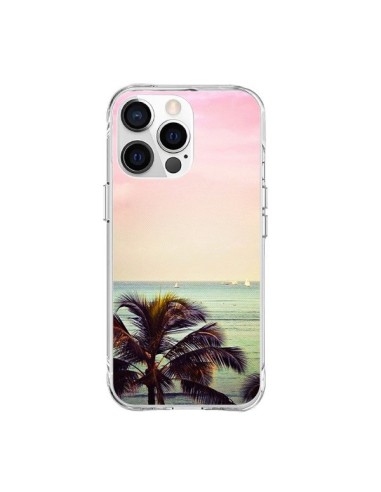 Coque iPhone 15 Pro Max Sunset Palmier Palmtree - Asano Yamazaki