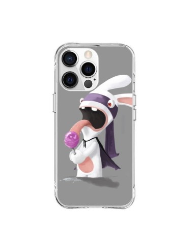 Coque iPhone 15 Pro Max Lapin Crétin Sucette - Bertrand Carriere