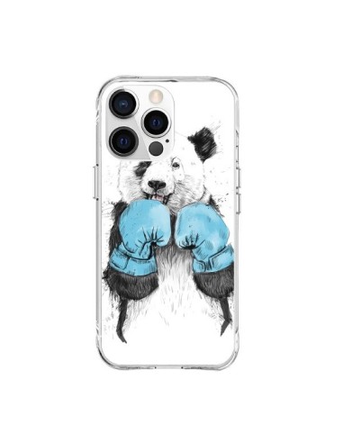 Coque iPhone 15 Pro Max Winner Panda Boxeur - Balazs Solti