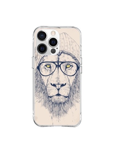 Coque iPhone 15 Pro Max Cool Lion Lunettes - Balazs Solti