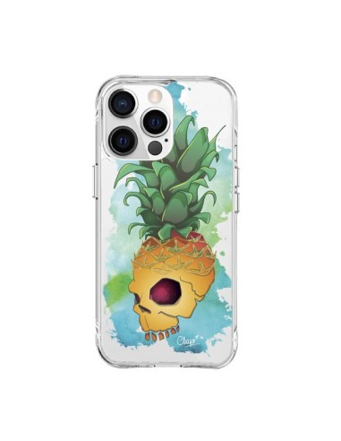 iPhone 15 Pro Max Case Crananas Skull Pineapple Clear - Chapo