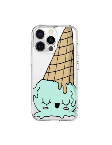 iPhone 15 Pro Max Case Ice cream Summer Overthrown Clear - Claudia Ramos