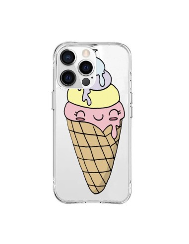 Coque iPhone 15 Pro Max Ice Cream Glace Summer Ete Parfum Transparente - Claudia Ramos