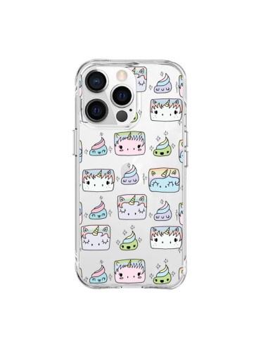 Coque iPhone 15 Pro Max Licorne Unicorn Cute Swag Transparente - Claudia Ramos