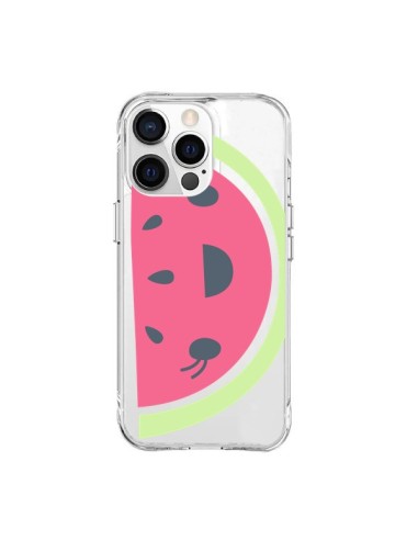 Coque iPhone 15 Pro Max Pasteque Watermelon Fruit Transparente - Claudia Ramos