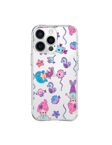 Cover iPhone 15 Pro Max Sirenetta Oceano Trasparente - Claudia Ramos