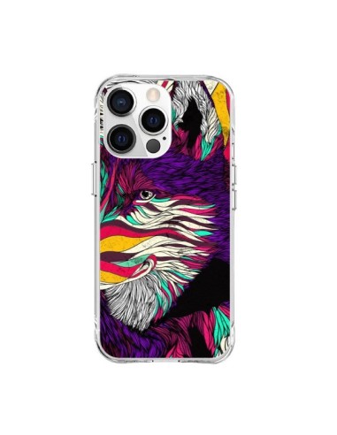 Coque iPhone 15 Pro Max Color Husky Chien Loup - Danny Ivan