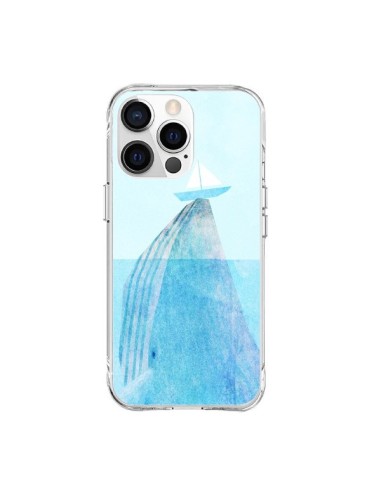 Coque iPhone 15 Pro Max Baleine Whale Bateau Mer - Eric Fan