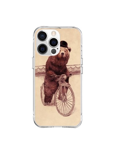 Coque iPhone 15 Pro Max Ours Velo Barnabus Bear - Eric Fan