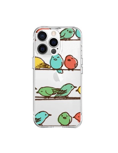Coque iPhone 15 Pro Max Oiseaux Birds Transparente - Eric Fan