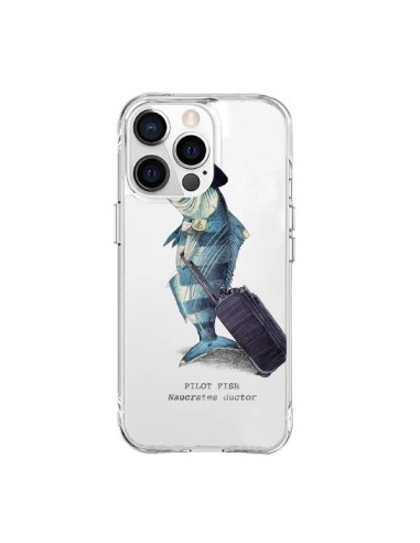 Coque iPhone 15 Pro Max Pilot Fish Poisson Pilote Transparente - Eric Fan