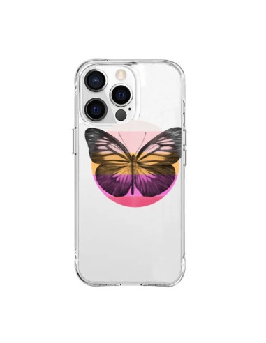 Coque iPhone 15 Pro Max Papillon Butterfly Transparente - Eric Fan