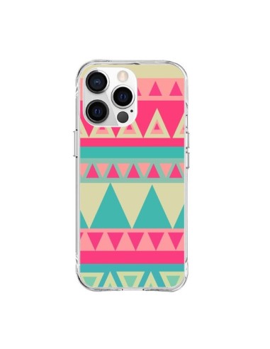 iPhone 15 Pro Max Case Aztec Pink Green - Eleaxart