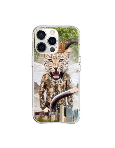Coque iPhone 15 Pro Max Hear Me Roar Leopard - Eleaxart