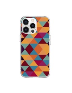 iPhone 15 Pro Max Case Aztec Triangle Orange - Eleaxart