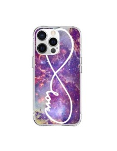 Coque iPhone 15 Pro Max Love Forever Infini Galaxy -...