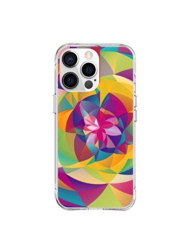 Coque iPhone 15 Pro Max Acid Blossom Fleur - Eleaxart