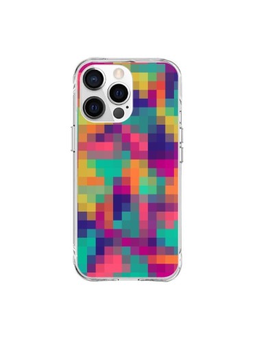 Cover iPhone 15 Pro Max Mosaico Esotico Pixels Azteco - Eleaxart