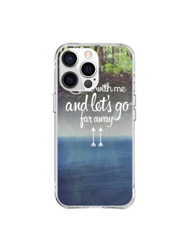 Coque iPhone 15 Pro Max Let's Go Far Away Forest Foret - Eleaxart