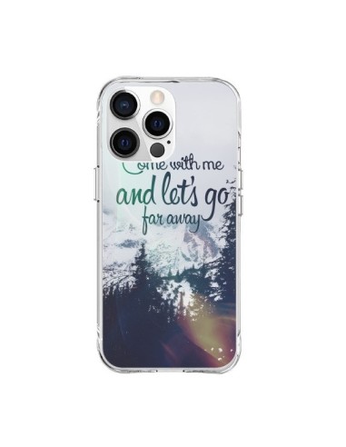 Cover iPhone 15 Pro Max Let's Go Far Away Neve - Eleaxart