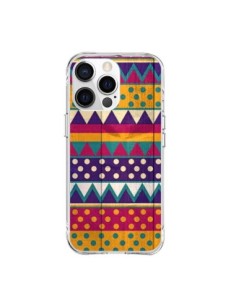 Cover iPhone 15 Pro Max Messicano Triangolo Azteco  -...