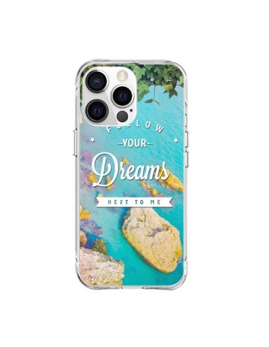Coque iPhone 15 Pro Max Follow your dreams Suis tes rêves Islands - Eleaxart