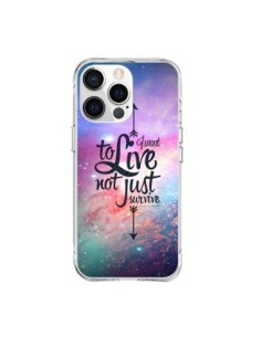 Coque iPhone 15 Pro Max I want to live Je veux vivre -...