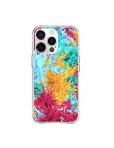 Coque iPhone 15 Pro Max Splashes Peintures - Eleaxart