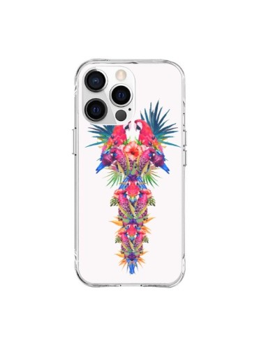 Coque iPhone 15 Pro Max Parrot Kingdom Royaume Perroquet - Eleaxart
