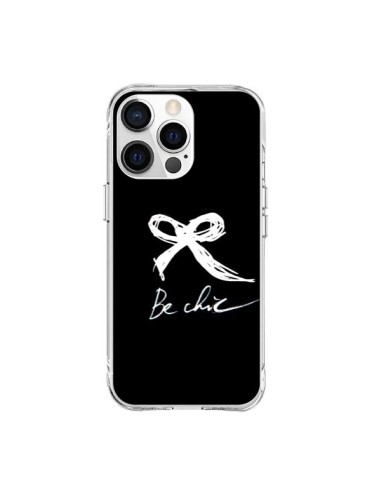 Coque iPhone 15 Pro Max Be Chic Noeud Papillon Blanc - Léa Clément