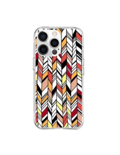 iPhone 15 Pro Max Case Graphic Aztec Red Orange - Léa...