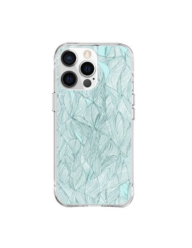 iPhone 15 Pro Max Case Leaves Green Water - Léa Clément