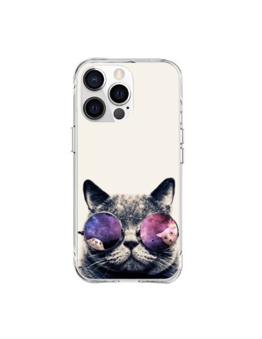 iPhone 15 Pro Max Case Cat with Glasses - Gusto NYC