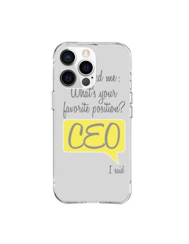 iPhone 15 Pro Max Case What's your favorite position CEO I said, Yellow - Shop Gasoline