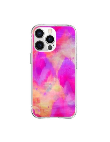 Coque iPhone 15 Pro Max Coeur Tribal Rose - Ebi Emporium