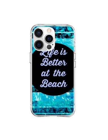 Cover iPhone 15 Pro Max Life is Better at The Beach - Ebi Emporium