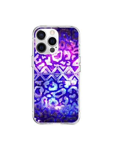 Coque iPhone 15 Pro Max Tribal Leopard Galaxy - Ebi Emporium