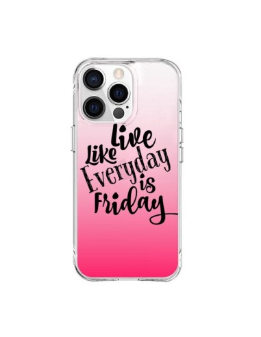 Cover iPhone 15 Pro Max Everyday Friday Venerdi` Live Vis Trasparente - Ebi Emporium