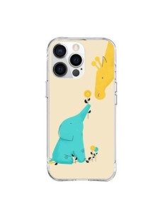 Cover iPhone 15 Pro Max Elefante Cucciolo Giraffa - Jay...